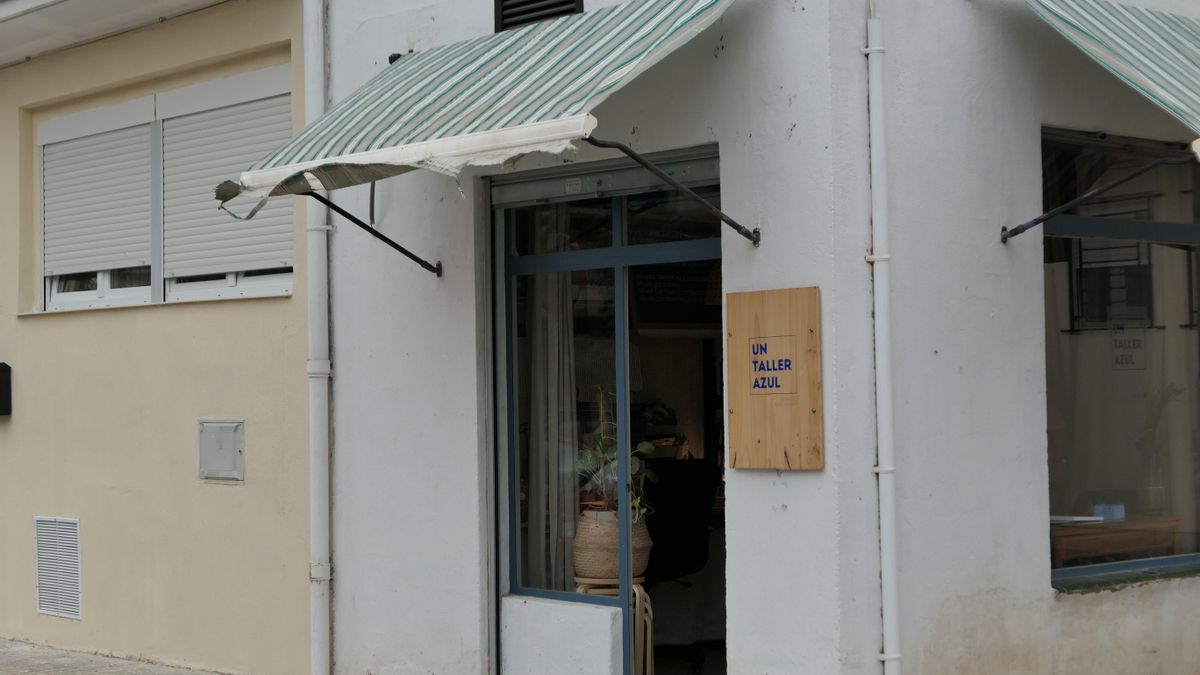 Exterior del taller de Jorge Aliaga.