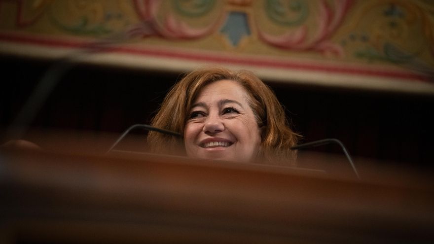La presidenta del Congreso, Francina Armengol, durante una sesión plenaria en el Congreso, a 11 de diciembre de 2025, en Madrid.