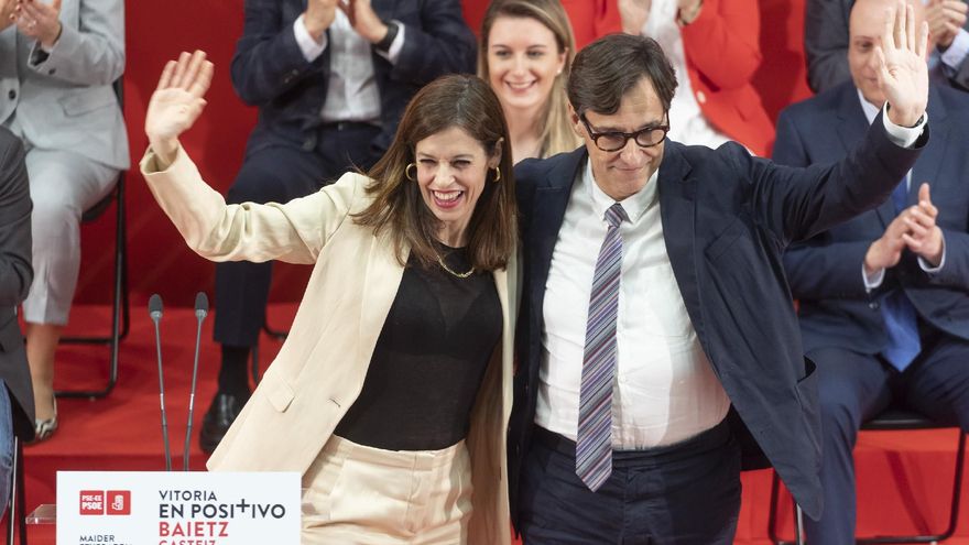 El PSE-EE celebra ya la alcaldía de Vitoria, a la que accederá con un pacto con el PNV y el apoyo del PP