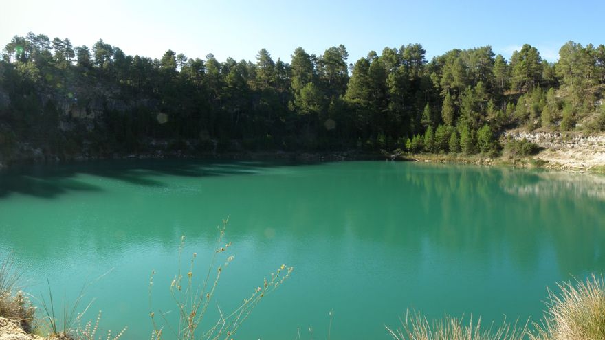 Panorámica de la Laguna Gitana en Cuenca