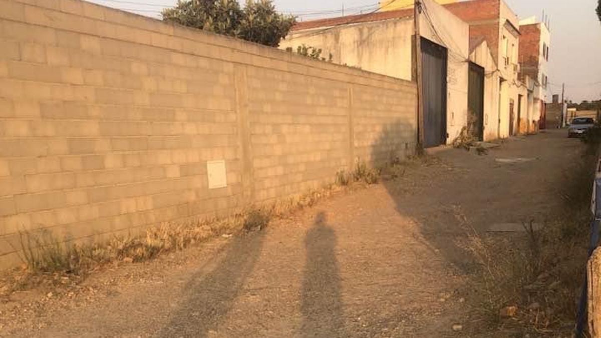 Calle El Perdigón en la barriada de Llera, en agosto de 2024