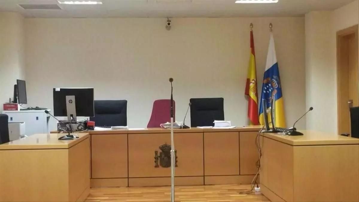 Imagen de archivo de la Sala del Juzgado de lo Penal en Santa Cruz de La Palma. LUZ RODRÍGUEZ