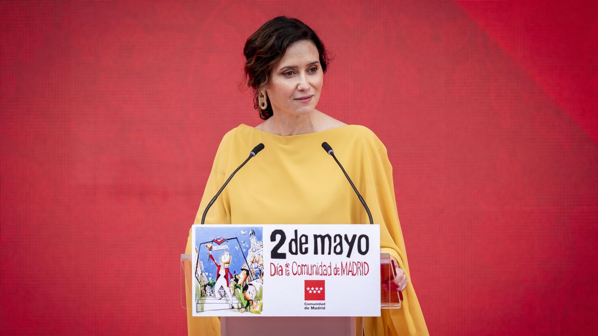 Ayuso durante los actos del 2 de mayo