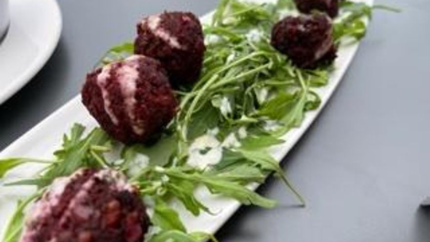 Falafel de remolacha