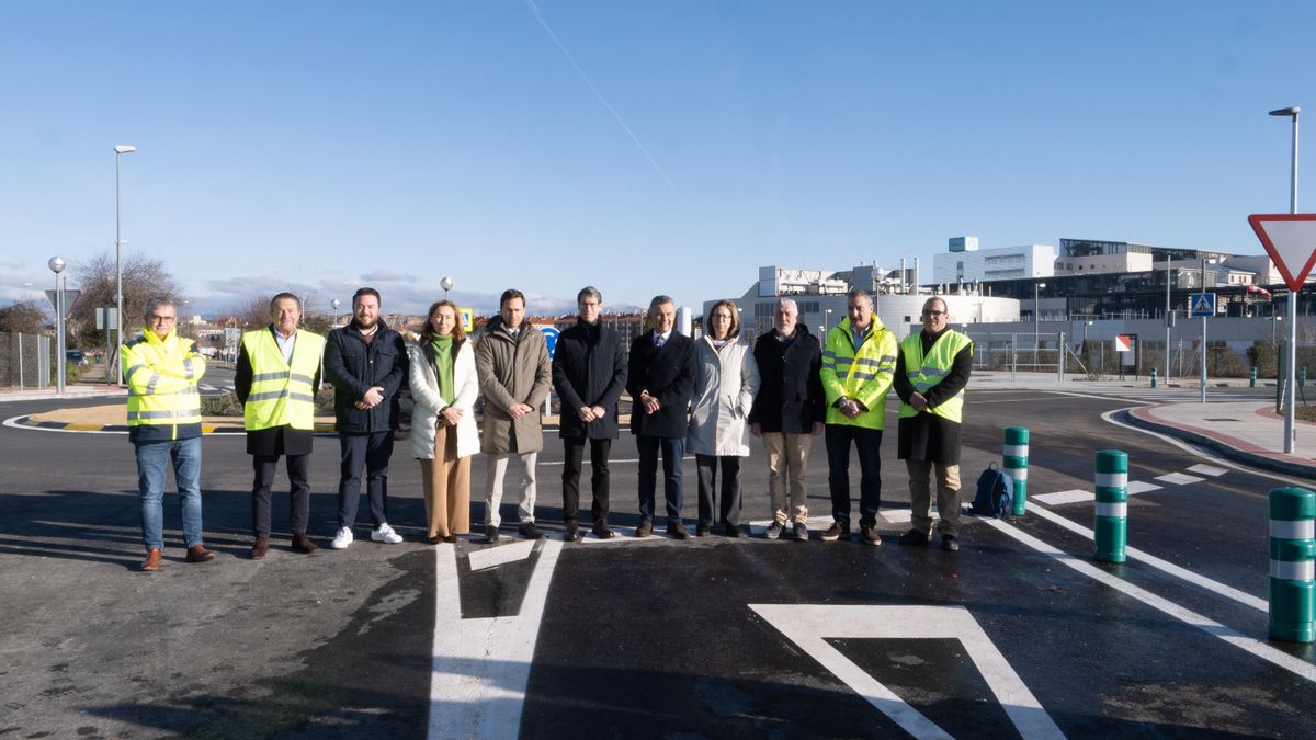 Inauguración del quinto acceso por carretera al Hospital San Pedro de Logroño
