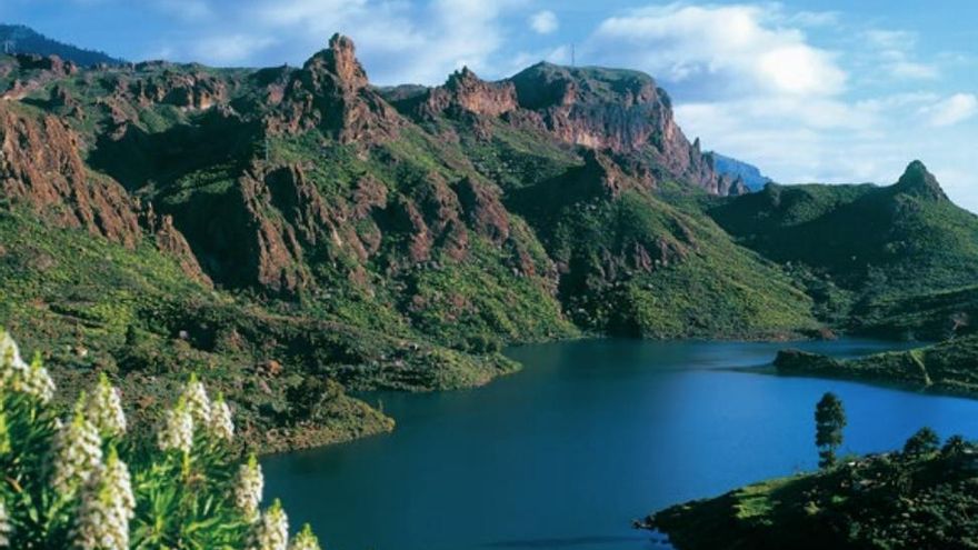 Paisaje del interior de la isla de Gran Canaria