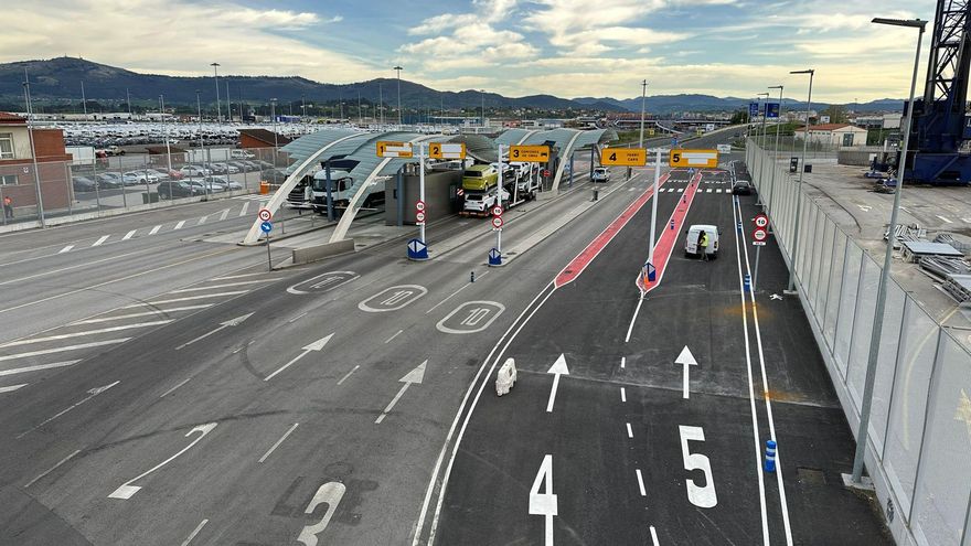 Obra de mejora de acceso al Puerto de Santander por el control oeste de Raos.