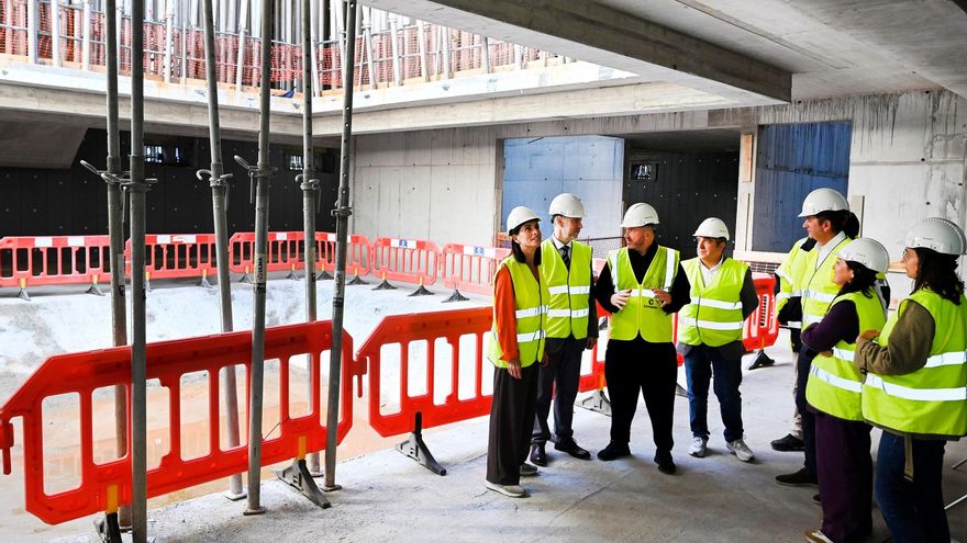 Visita de seguimiento a las obras del Reina Sofía