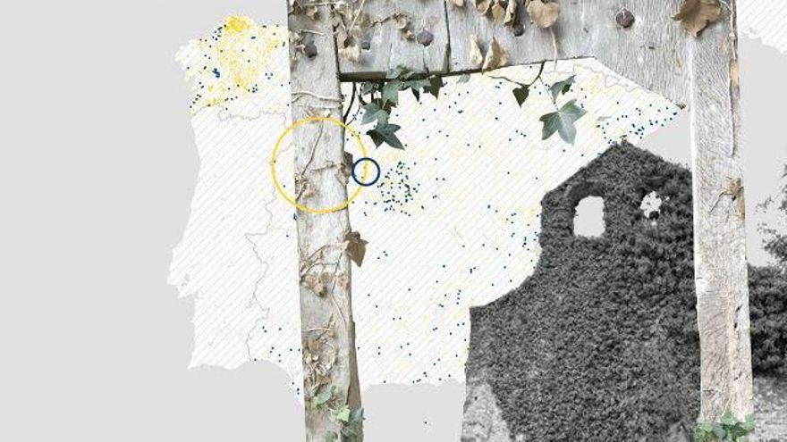 El retrato de los pueblos abandonados