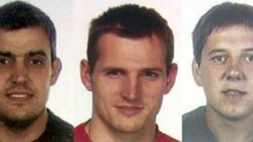 Mattin Sarasola, Igor Portu y Mikel San Sebastián. (EUROPA PRESS)