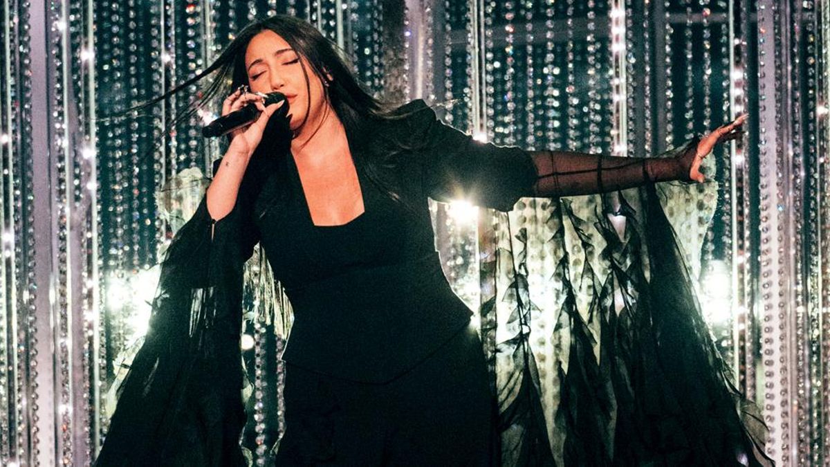 Yuval Raphael (Israel), durante la gran final de Eurovisión 2025