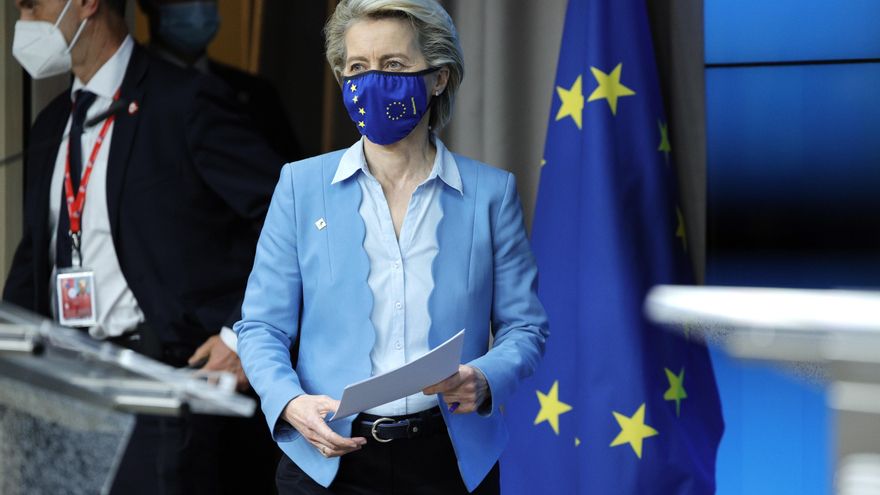 La presidenta de la Comisión Europea (CE), Ursula Von der Leyen. EFE/EPA/Olivier Matthys / Archivo