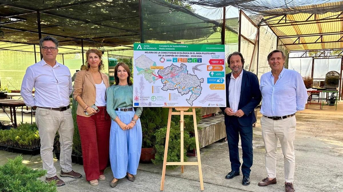 El Botánico de Córdoba recibe plantas autóctonas destinadas a trabajos de restauración en la Campiña