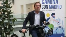 José Luis Martínez-Almeida, en la presentación de la semana de la movilidad. / Ayuntamiento de Madrid