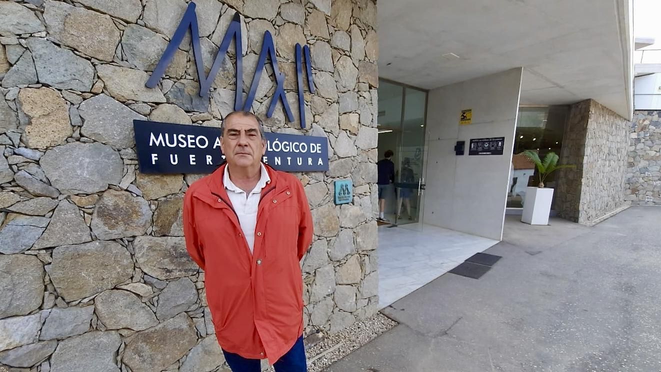Luis Lorenzo, director del Museo Arqueológico de Fuerteventura.