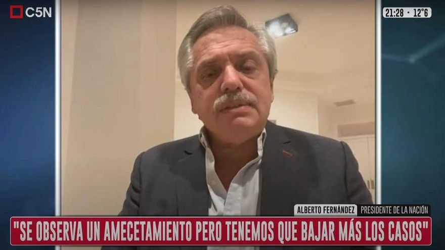 Alberto Fernández aseguró que si no sale la ley de emergencia Covid, habrá un nuevo DNU