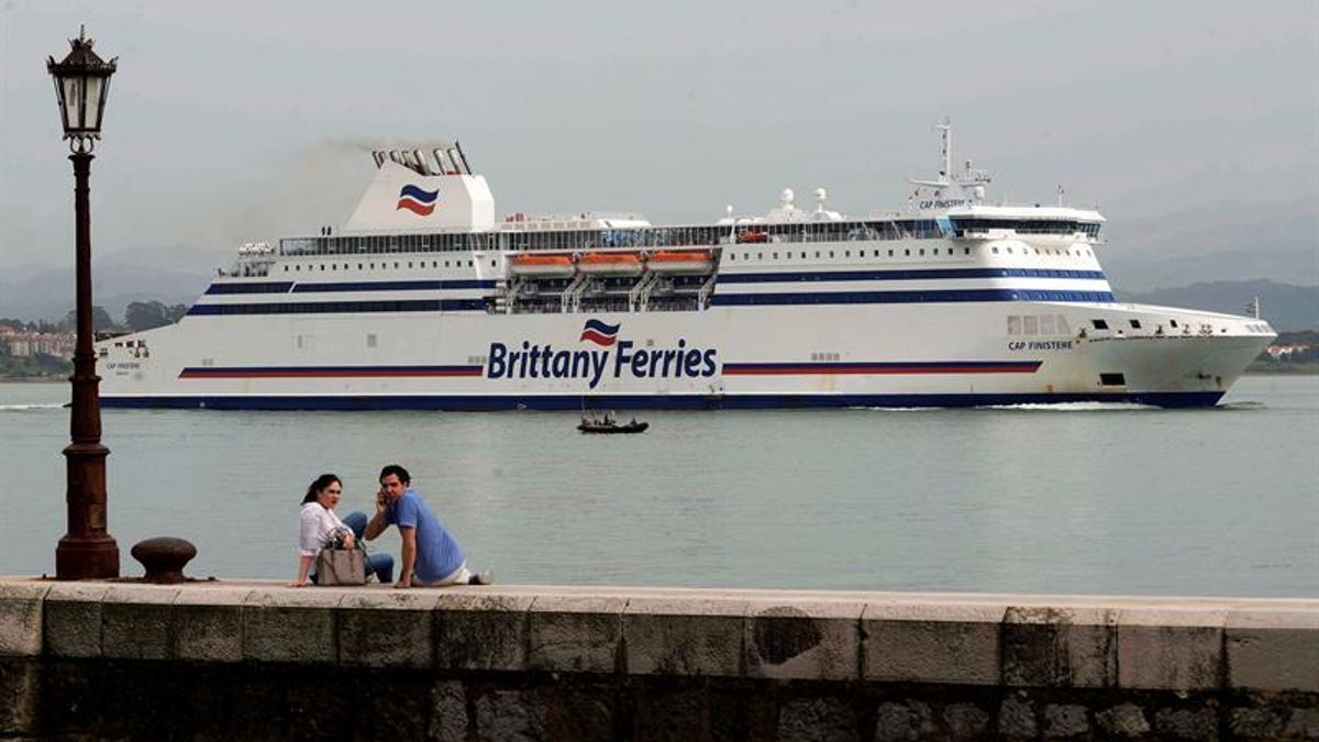 La compañía Brittany Ferries inauguró este recorrido en 2018. |
