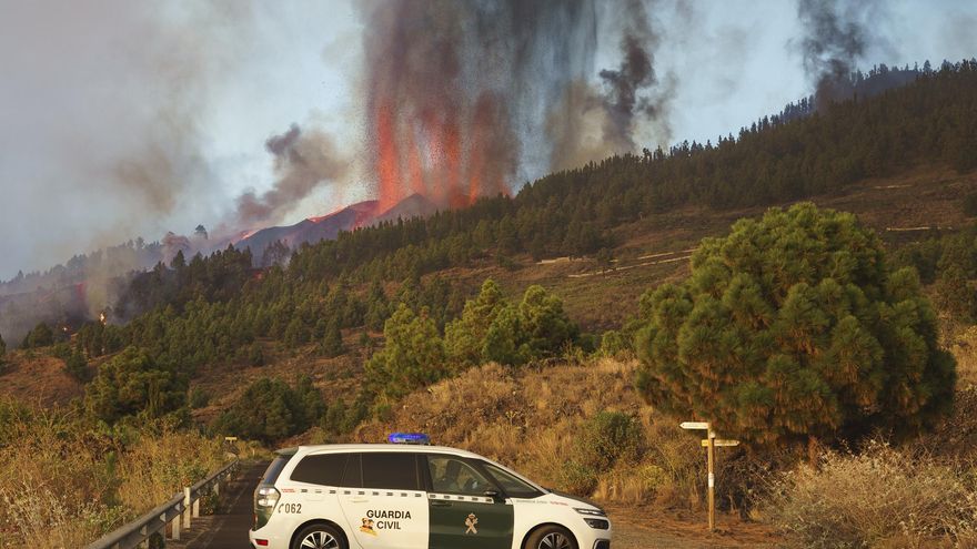 Volcán surgido en Cabeza de Vaca. ABIÁN SAN GIL