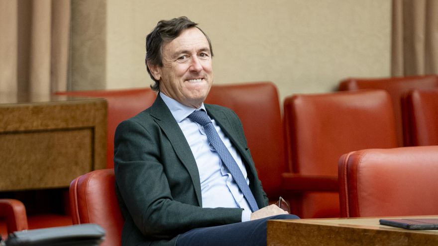 Archivo - El diputado por Almería Rafael Hernando