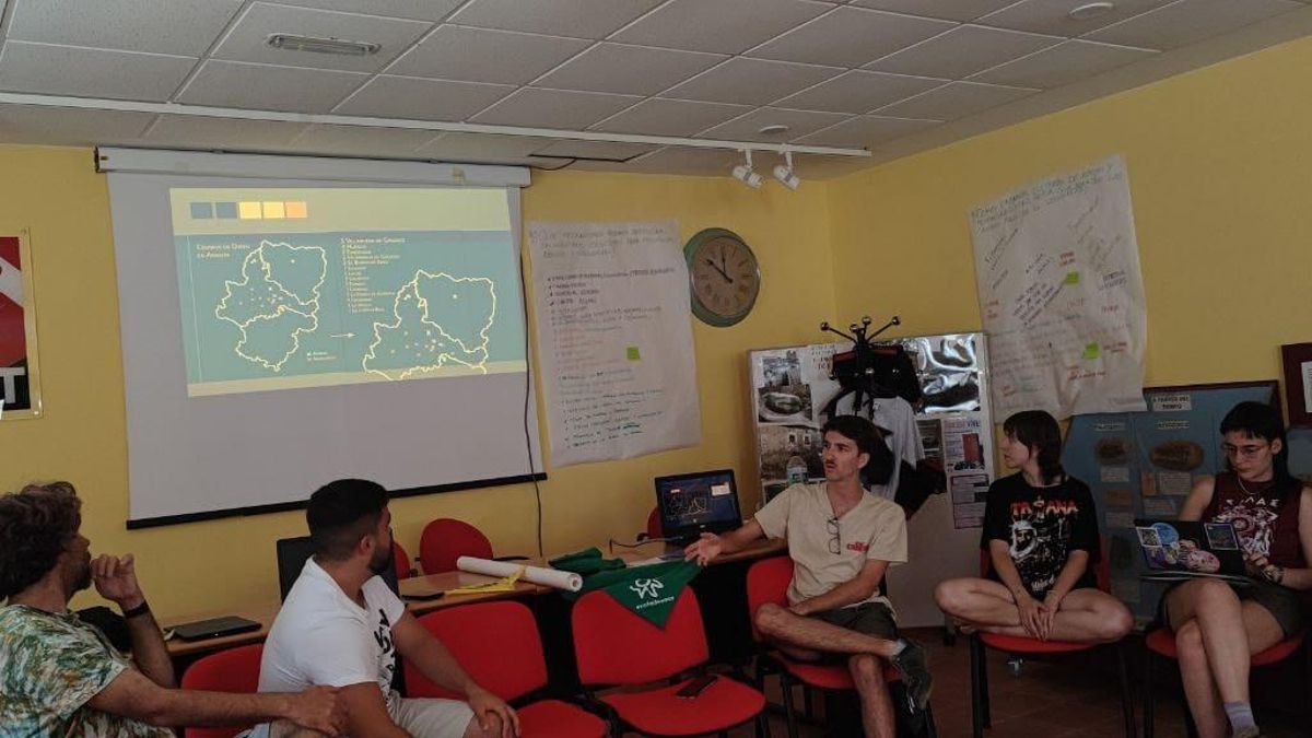 Actividades de los ecolojóvenes en Ruesta