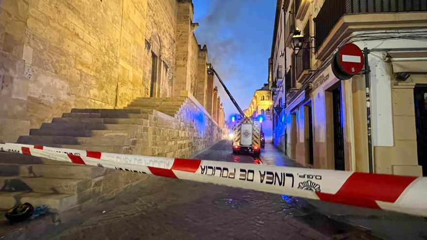Extinguido el incendio que se ha declarado en la Mezquita de Córdoba