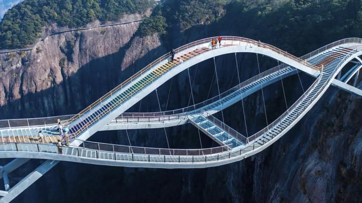 El diseño del puente Ruyi toma forma de cetro tradicional