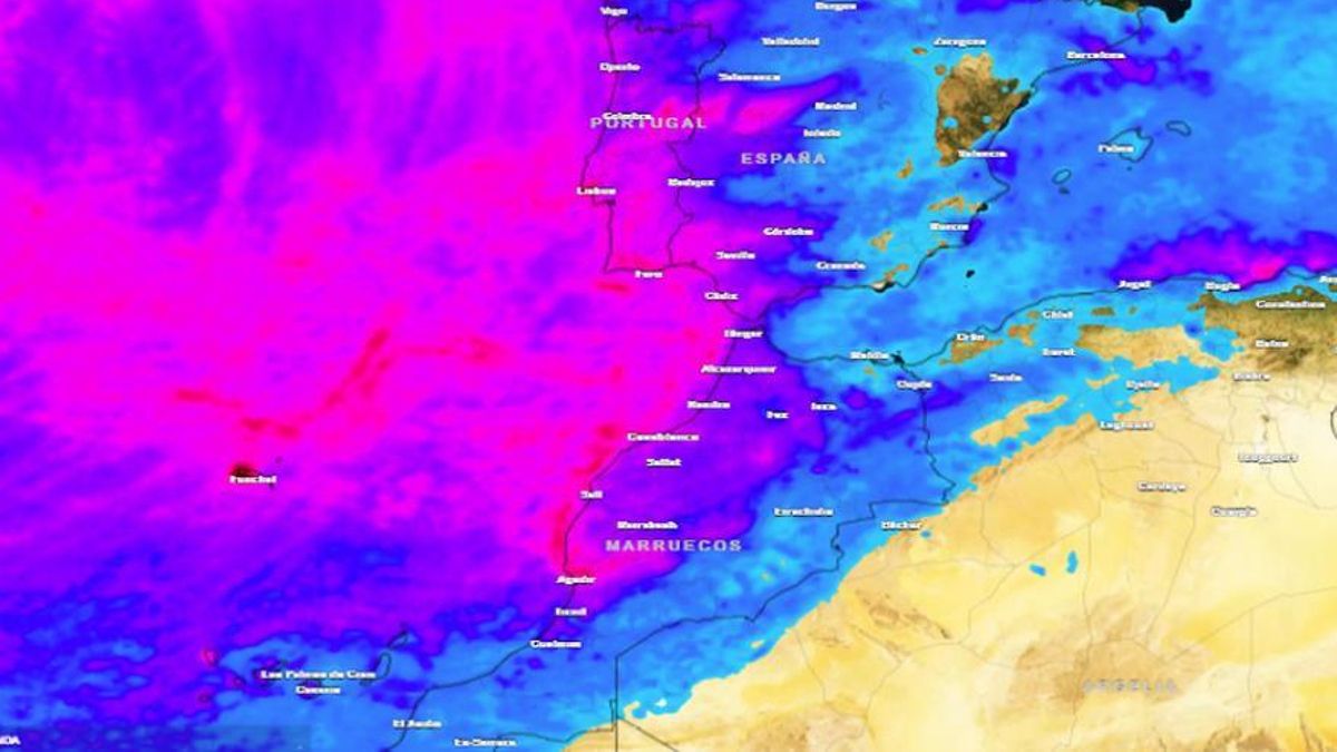 La borrasca Francis dejará lluvias localmente fuertes el primer día del año en Canarias