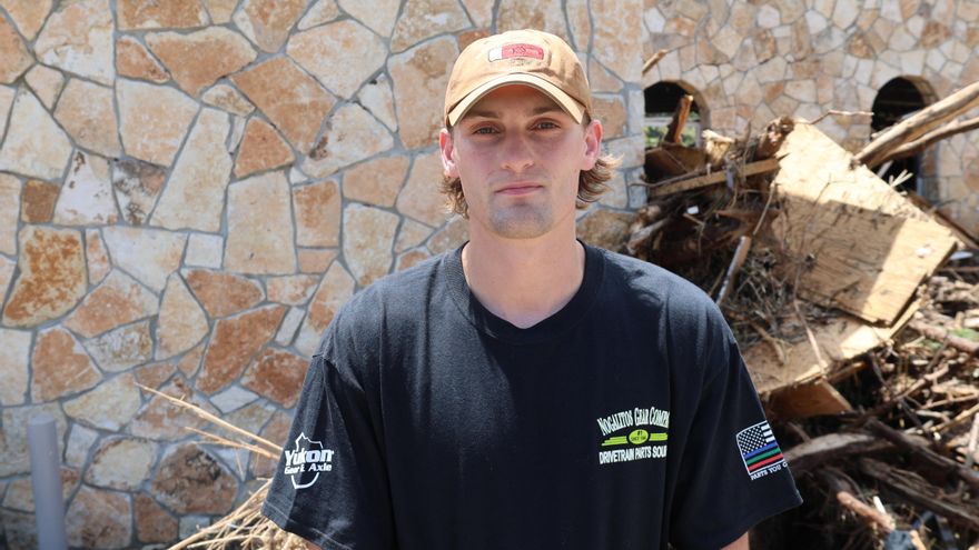 "Vi un muro gigante de agua": testimonio de un superviviente de las inundaciones en Texas