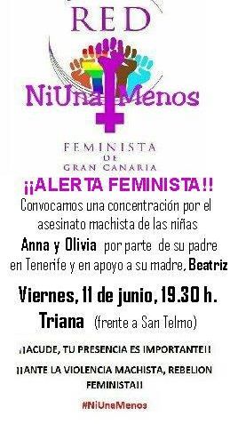 Manifestación feminista en Gran Canaria