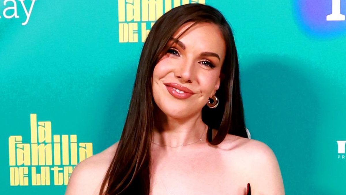 Inés Hernand, en la presentación de 'La familia de la tele'