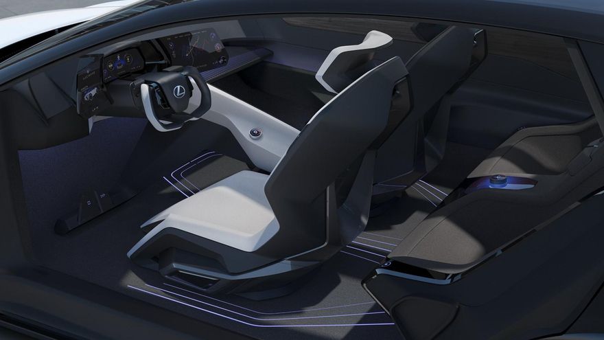 El habitáculo del Lexus LF-Z.