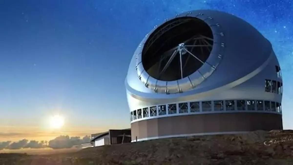 Recreación del Telescopio de Treinta Metros. TMT