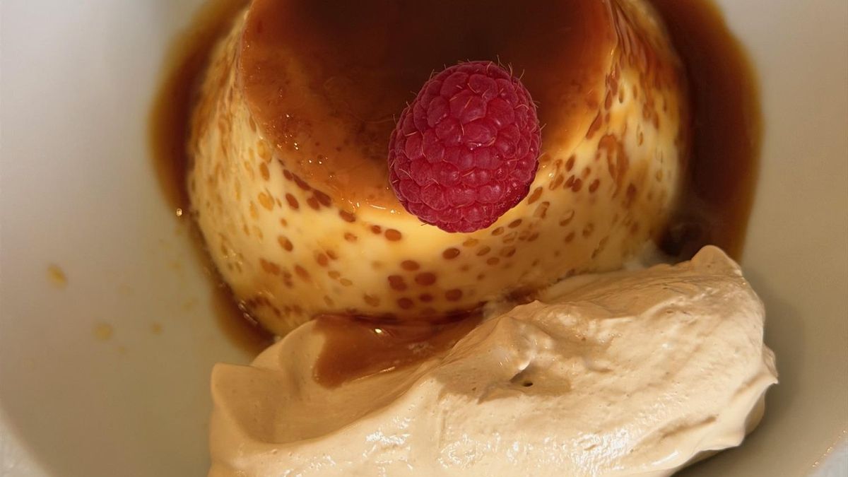 Flan de Huevo a la Leña.