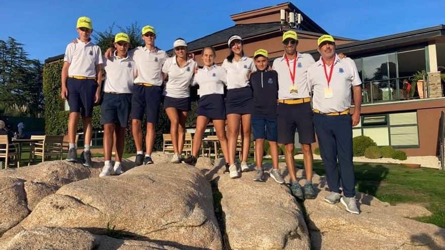 Plata para Canarias en el Campeonato de España de FFAA Infantil de golf