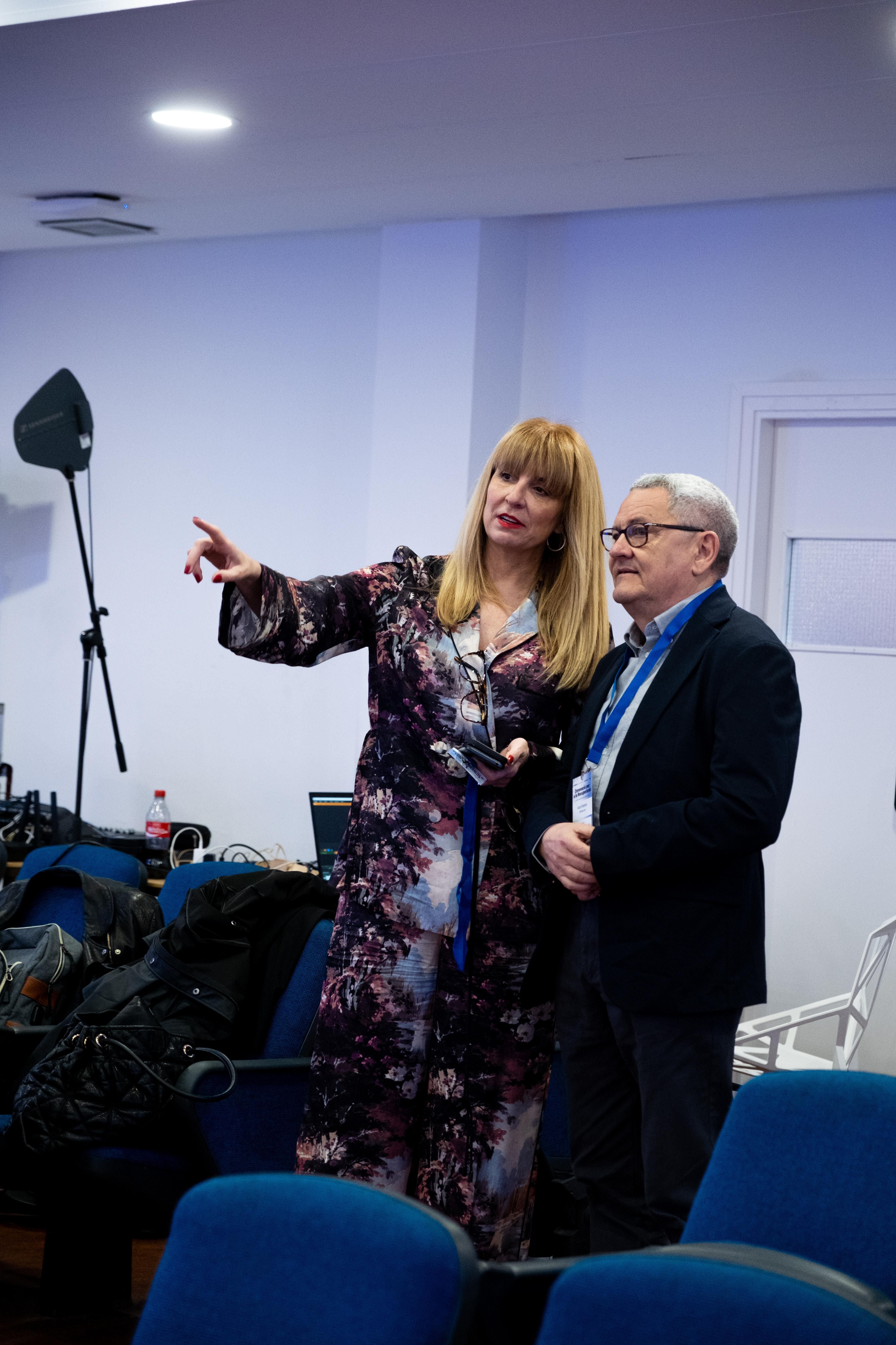 Loles Cebrián y Adolf Beltran.