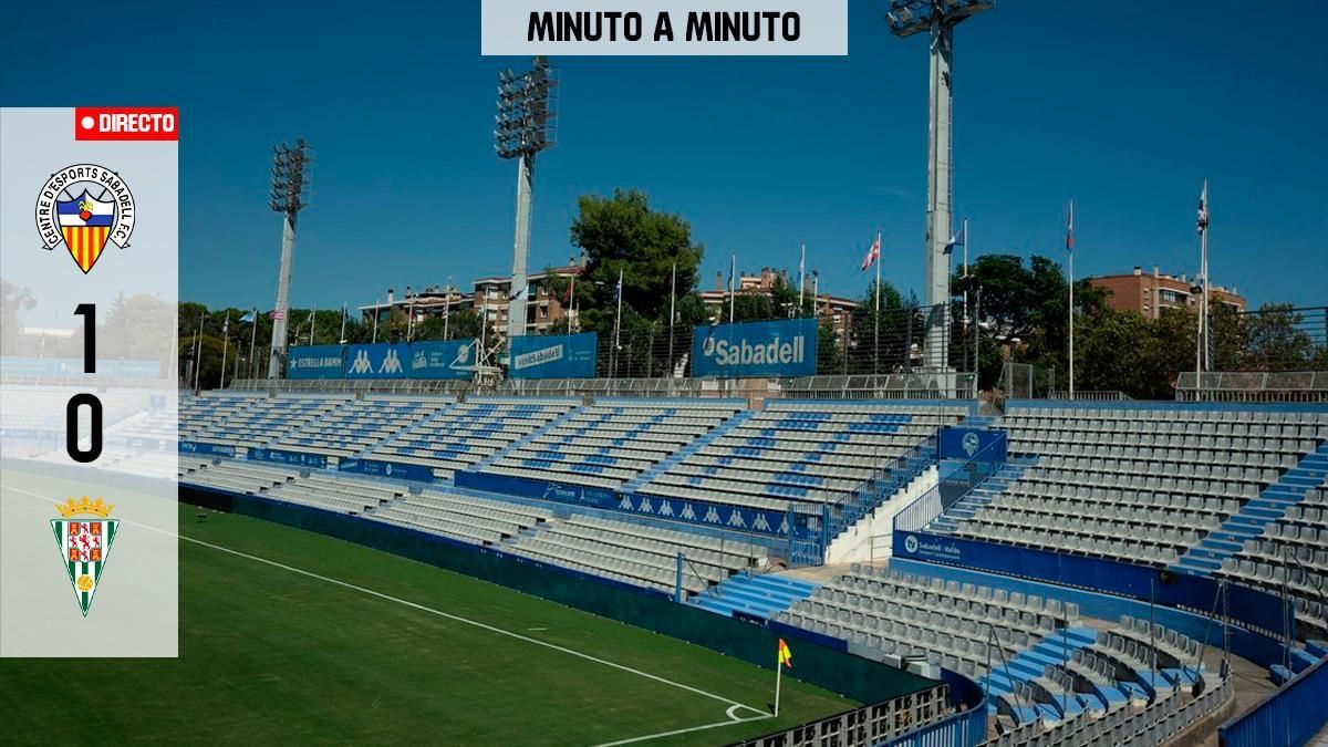 Sigue en directo el CE Sabadell - Córdoba CF en 'Cordópolis' (1-0)