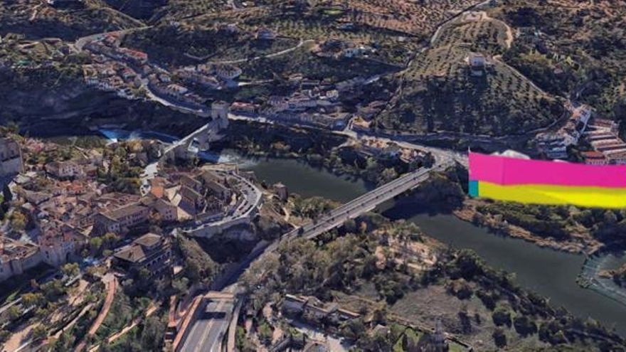 El hotel del Puente de la Cava y las infraestructuras azules y verdes de Toledo