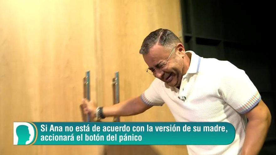 Jorge Javier se da un cómico 'portazo' a sí mismo en su 'Diario' en Telecinco: "En algún momento tenía que pasar"