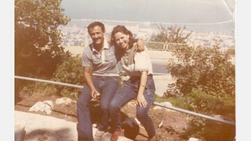 Barghouti y la abogada Fadwa Barghouti, su esposa y organizadora de la campaña internacional por su puesta en libertad. 