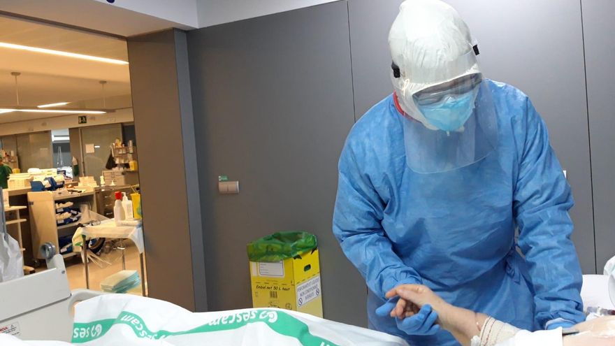 Atención a un paciente COVID en Castilla-La Mancha