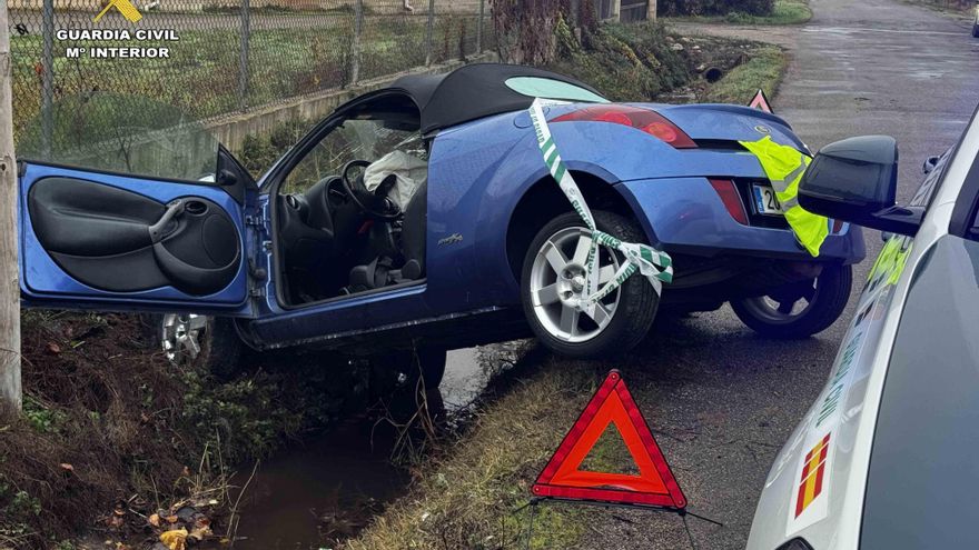 Un accidente al huir de la Guardia Civil permite incautar el segundo mayor alijo de heroína de La Rioja desde 2013