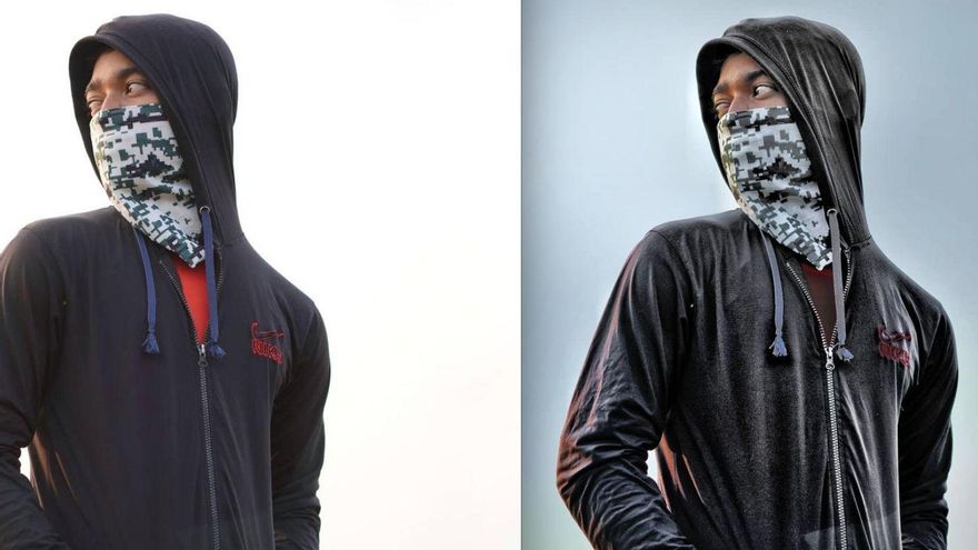 La fotografía de Ahnaf Piash que Vox ha utilizado en sus carteles estaba en un banco de imágenes gratuitas.