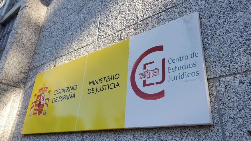 Entrada del Centro de Estudios Jurídicos en una imagen de archivo