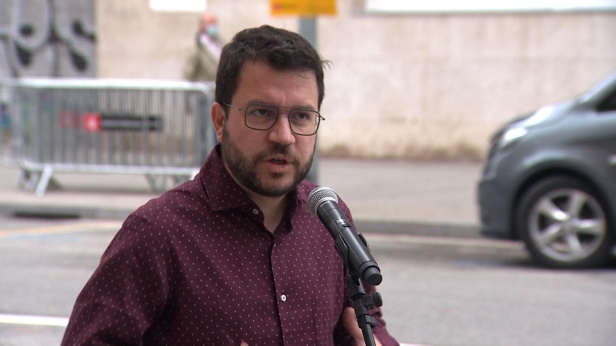 El presidente de la Generalitat, Pere Aragonès