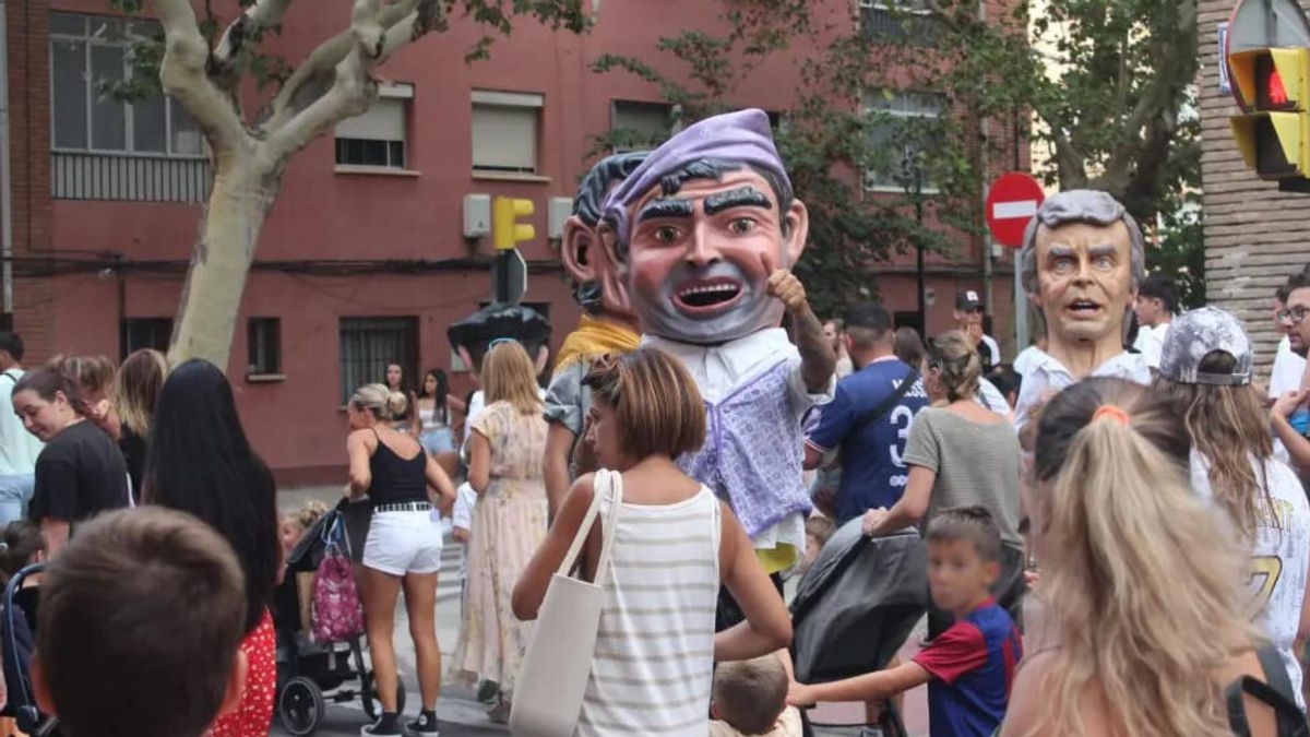 Imagen de archivo de los cabezudos de Las Fuentes