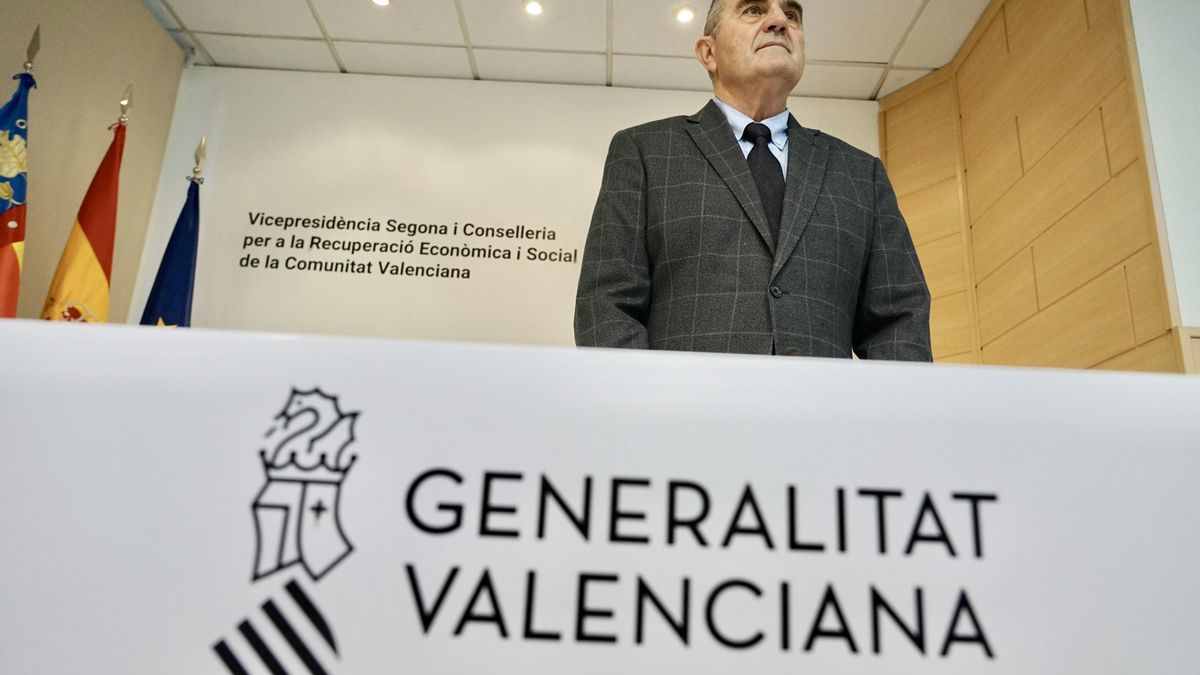 El vicepresidente segundo y conseller para la Recuperación Económica y Social, Francisco José Gan Pampols, presenta los objetivos de la nueva vicepresidencia segunda y conselleria para la recuperación económica y social