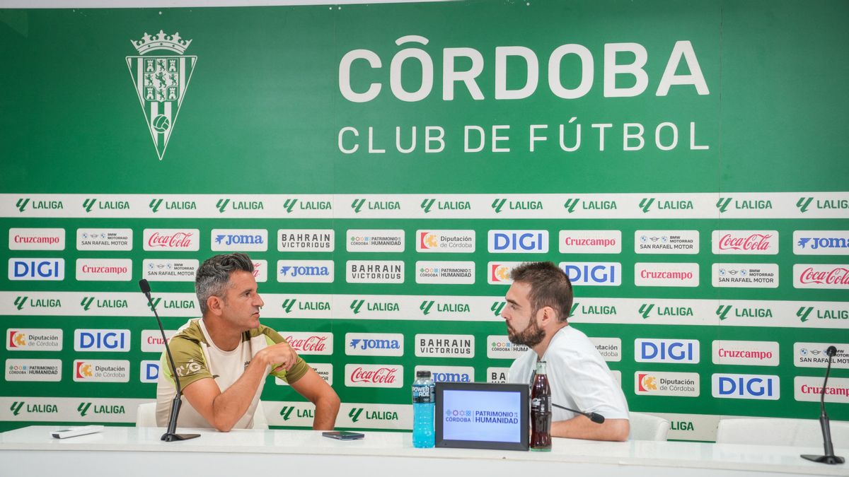 El entrenador del Córdoba CF, Iván Ania, en una entrevista para Cordópolis