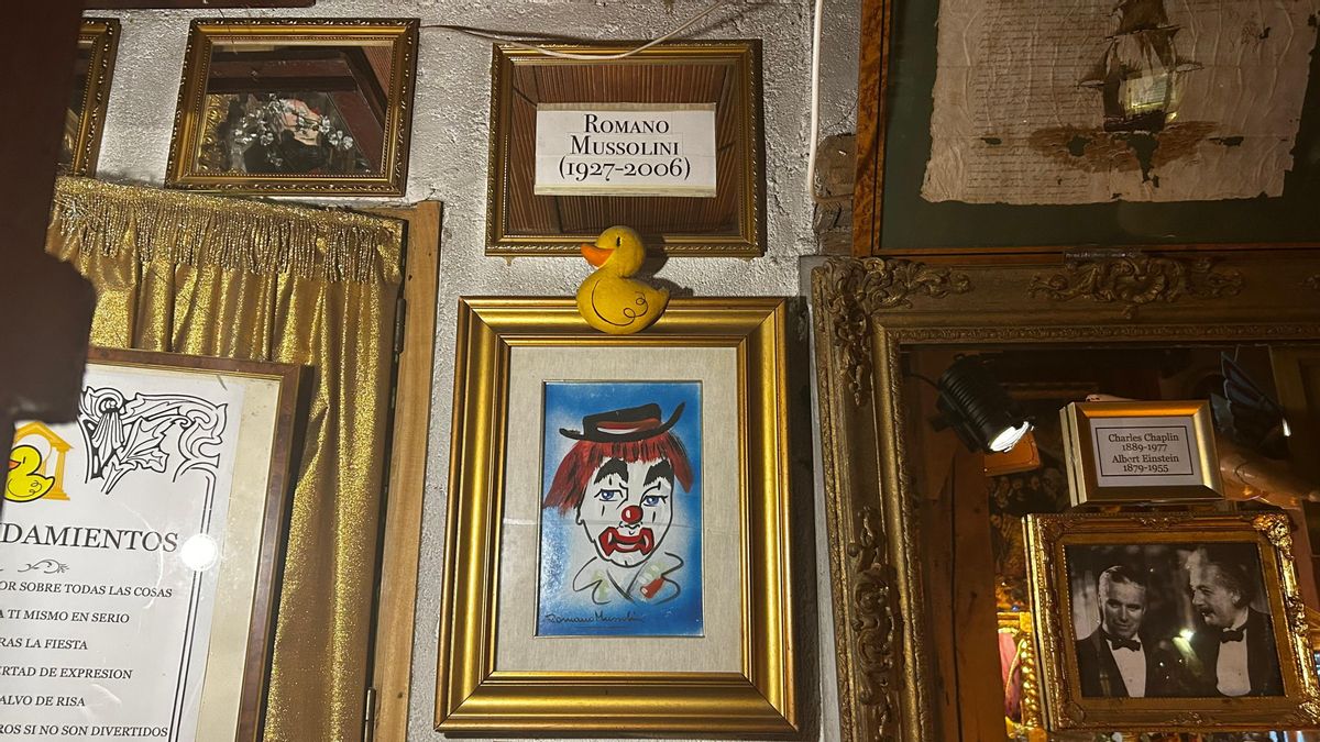 Cuadro de Romano Mussolini en el 'Paticano'