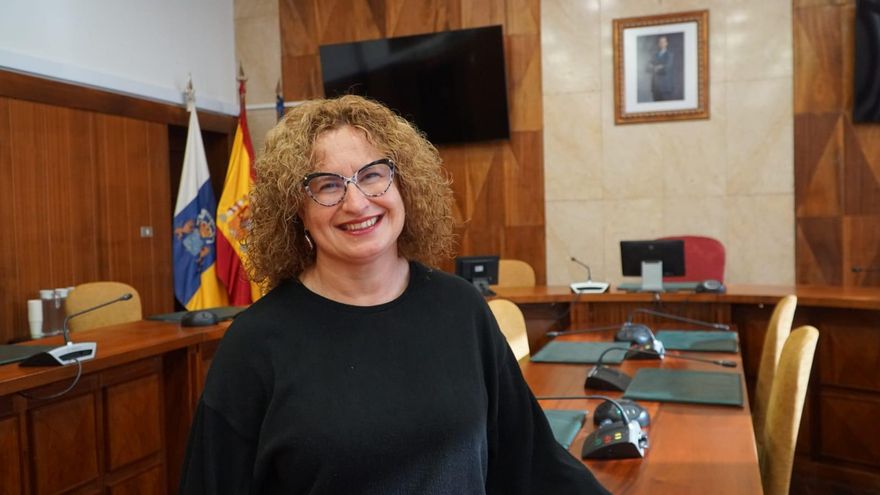Nieves Hernández, consejera de Acción Social del Cabildo de La  Palma.