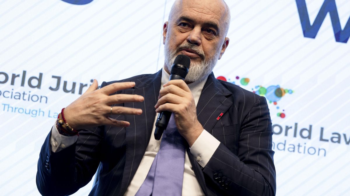El primer ministro de Albania, Edi Rama, en una foto de archivo. 